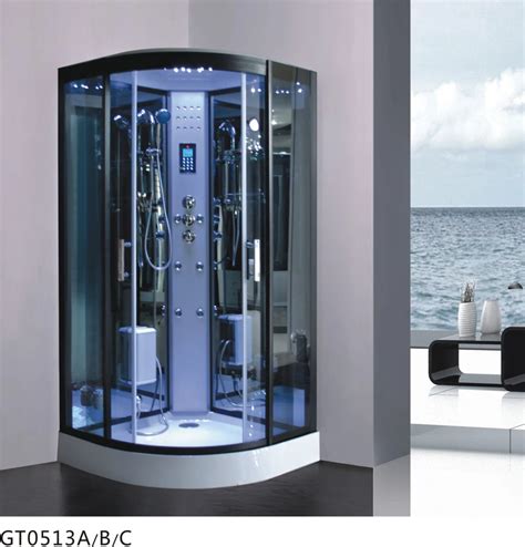 fully enclosed shower pods